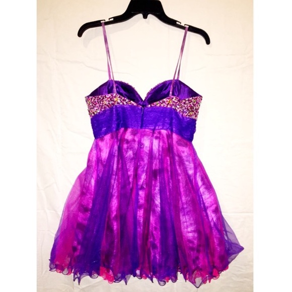 Dave & Johnny Homecoming/ Prom Party Dress Size 7/8 - Picture 3 of 5
